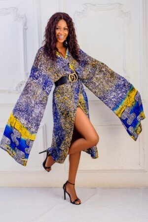hand printed kimono