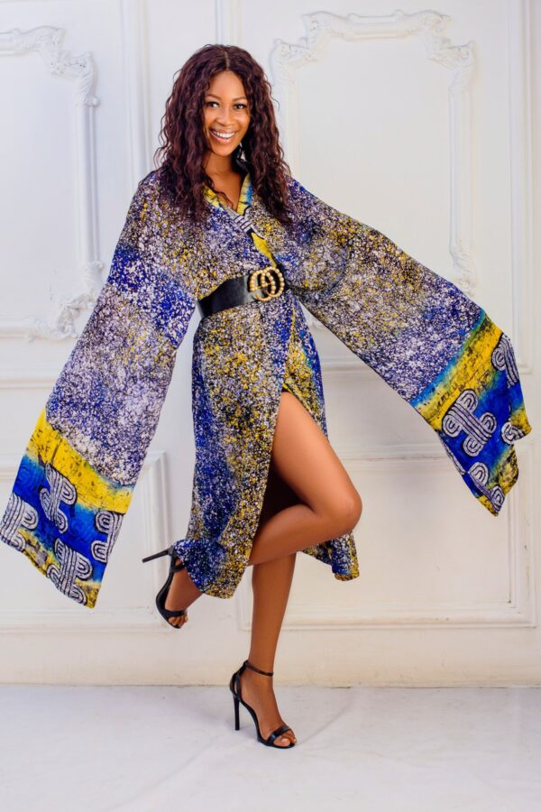 hand printed kimono