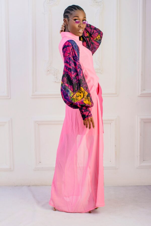 three piece halter neck blazer
