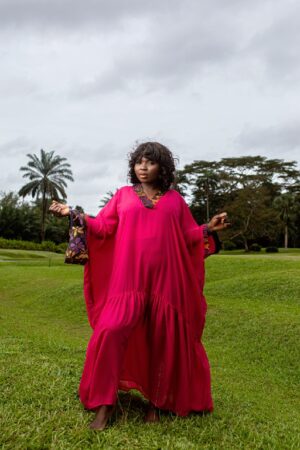One-Sized Chiffon Bubu in Pink
