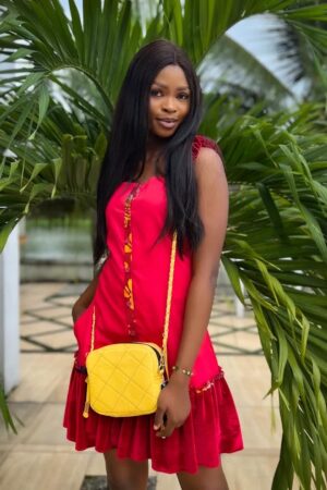 Red Sleeveless Short Dress