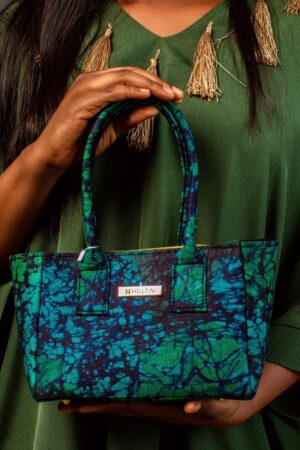 Turquiose blue Sisi eko mini handbag