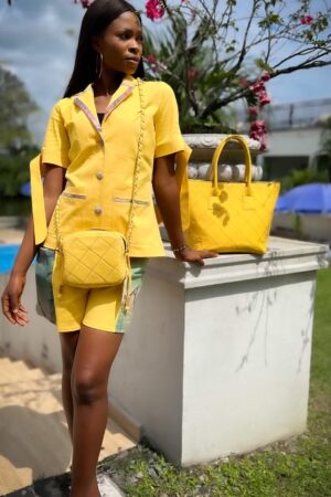 Yellow PJ Inspired 2-Piece set