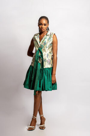 SS24 Look 47 - Mini Belle Sleeveless Jacket Dress