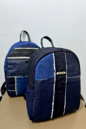 Upcycled Denim Backpack